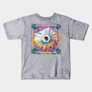 all seeing cosmic eye Kids T-Shirt